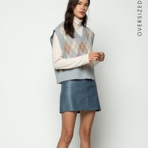 Oak & Fort Argyle Sweater Vest